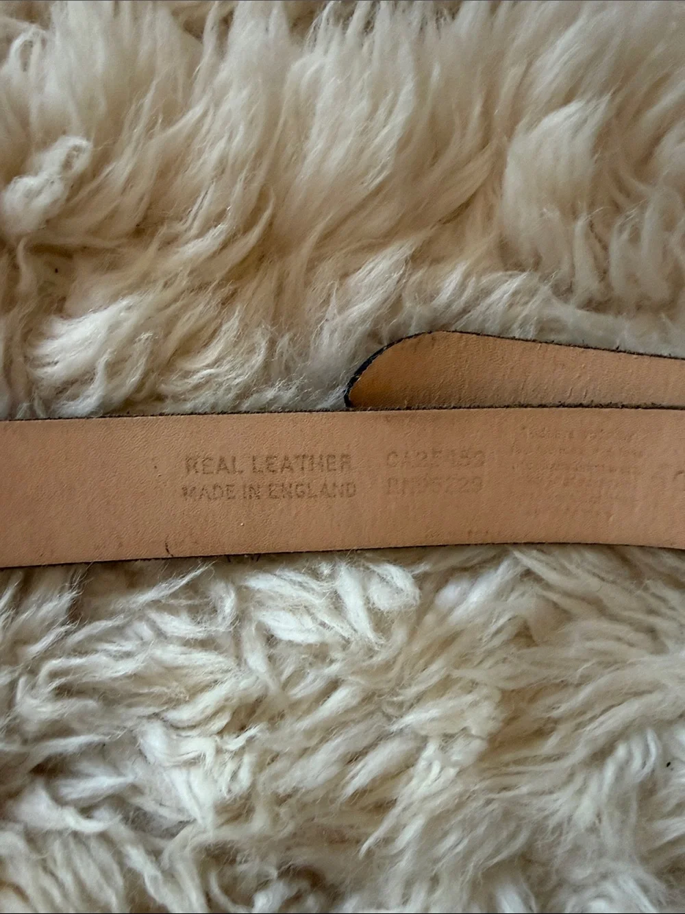 Ted Baker London Black Leather Belt with Gold-Tone Buckle